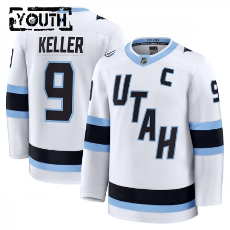 Maillot de Hockey Utah Hockey Club Fanatics Premium Clayton Keller Blanc Extérieur - Enfant