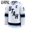 Maillot de Hockey Utah Hockey Club Fanatics Premium Clayton Keller Blanc Extérieur - Enfant