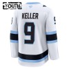 Maillot de Hockey Utah Hockey Club Fanatics Premium Clayton Keller Blanc Extérieur - Enfant