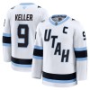 Maillot de Hockey Utah Hockey Club Fanatics Premium Clayton Keller Blanc Extérieur - Homme