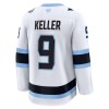 Maillot de Hockey Utah Hockey Club Fanatics Premium Clayton Keller Blanc Extérieur - Homme