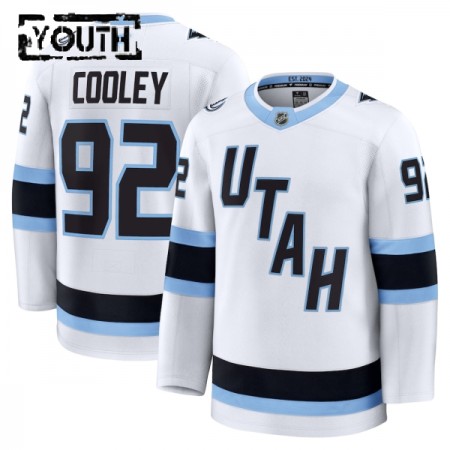 Maillot de Hockey Utah Hockey Club Fanatics Premium Logan Cooley Blanc Extérieur - Enfant