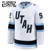 Maillot de Hockey Utah Hockey Club Fanatics Premium Logan Cooley Blanc Extérieur - Enfant