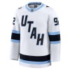 Maillot de Hockey Utah Hockey Club Fanatics Premium Logan Cooley Blanc Extérieur - Homme