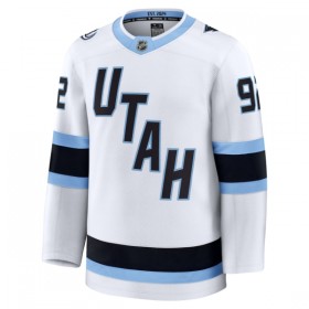 Maillot de Hockey Utah Hockey Club Fanatics Premium Logan Cooley Blanc Extérieur - Homme
