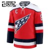 Maillot de Hockey Washington Capitals Fanatics Premium Alex Ovechkin 2025-26 Rouge Troisième - Enfant
