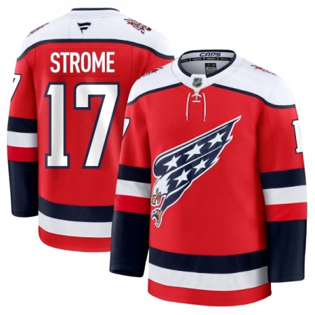 Maillot de Hockey Washington Capitals Fanatics Premium Dylan Strome 2025-26 Rouge Troisième - Homme Maillot de Hockey Washington Capitals Fanatics Premium Dylan Strome 2025-26 Rouge Troisième - Homme