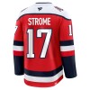 Maillot de Hockey Washington Capitals Fanatics Premium Dylan Strome 2025-26 Rouge Troisième - Homme