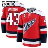 Maillot de Hockey Washington Capitals Fanatics Premium Tom Wilson 2025-26 Rouge Troisième - Enfant Maillot de Hockey Washington Capitals Fanatics Premium Tom Wilson 2025-26 Rouge Troisième - Enfant