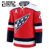 Maillot de Hockey Washington Capitals Fanatics Premium Tom Wilson 2025-26 Rouge Troisième - Enfant