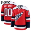 Maillot de Hockey Washington Capitals Personnaliser Fanatics Premium 2025-26 Rouge Troisième - Enfant