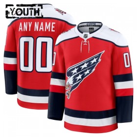 Maillot de Hockey Washington Capitals Personnaliser Fanatics Premium 2025-26 Rouge Troisième - Enfant