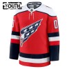Maillot de Hockey Washington Capitals Personnaliser Fanatics Premium 2025-26 Rouge Troisième - Enfant