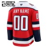 Maillot de Hockey Washington Capitals Personnaliser Fanatics Premium 2025-26 Rouge Troisième - Enfant