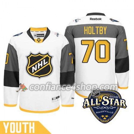 Maillot de Hockey 2016 All-Star Washington Capitals Braden Holtby #70 blanc - Enfant