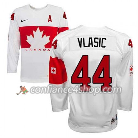 Maillot de Hockey Premier Olympic-Canada Team Marc-Edouard Vlasic #44 Domicile blanc - Homme