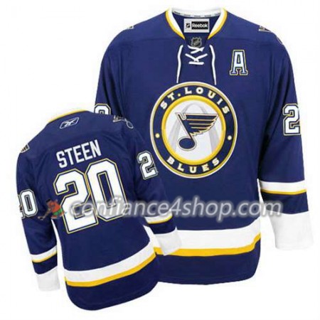 Reebok Maillot de Hockey St. Louis Blues Alexander Steen #20 Third Bleu marin - Homme