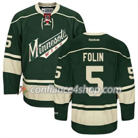 Reebok Maillot de Hockey Minnesota Wild Christian Folin #5 Third vert - Homme Reebok Maillot de Hockey Minnesota Wild Christian Folin #5 Third vert - Homme