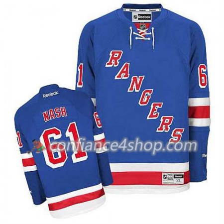 Reebok Maillot de Hockey New York Rangers Rick Nash #61 Domicile Bleu royal - Homme