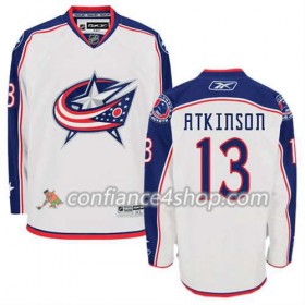 Reebok Maillot de Hockey Columbus Blue Jackets Cam Atkinson #13 Extérieur blanc - Homme