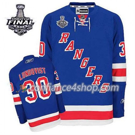 Maillot de Hockey New York Rangers Henrik Lundqvist #30 Domicile Bleu royal 2014 Stanley Cup - Homme Maillot de Hockey New York Rangers Henrik Lundqvist #30 Domicile Bleu royal 2014 Stanley Cup - Homme