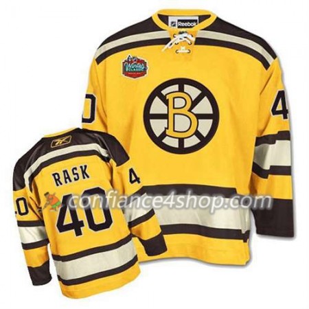 Reebok Maillot de Hockey Boston Bruins Tuukka Rask #40 Winter Classic Or - Homme