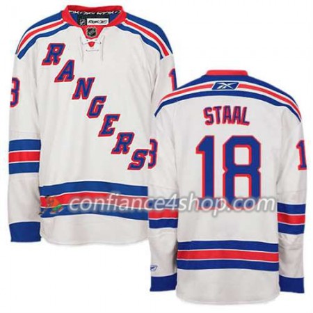 Reebok Maillot de Hockey New York Rangers Marc Staal #18 Extérieur blanc - Homme