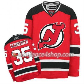Reebok Maillot de Hockey New Jersey Devils Cory Schneider #35 Domicile rouge - Homme