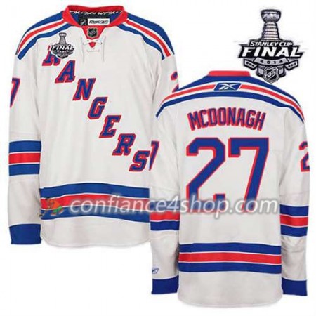 Maillot de Hockey New York Rangers Ryan McDonagh #27 Extérieur blanc 2014 Stanley Cup - Homme Maillot de Hockey New York Rangers Ryan McDonagh #27 Extérieur blanc 2014 Stanley Cup - Homme
