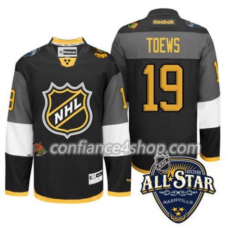 Maillot de Hockey 2016 All-Star Chicago Blackhawks Jonathan Toews #19 Noir - Homme