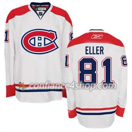 Reebok Maillot de Hockey Montreal Canadiens Lars Eller #81 Extérieur blanc - Homme
