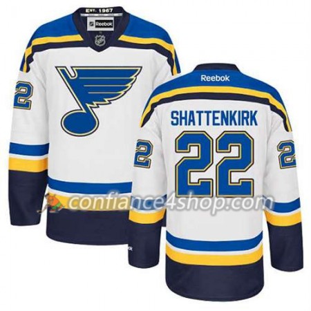 Reebok Maillot de Hockey St. Louis Blues Kevin Shattenkirk #22 Extérieur blanc - Homme