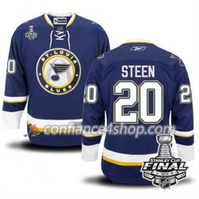 Reebok Maillot de Hockey St. Louis Blues Alexander Steen #20 Bleu marin Third 2016 Stanley Cup - Homme