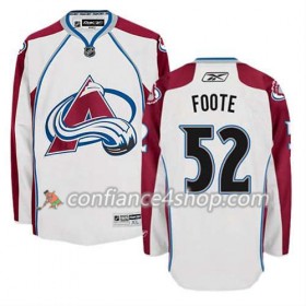 Reebok Maillot de Hockey Colorado Avalanche Adam Foote #52 Extérieur blanc - Homme