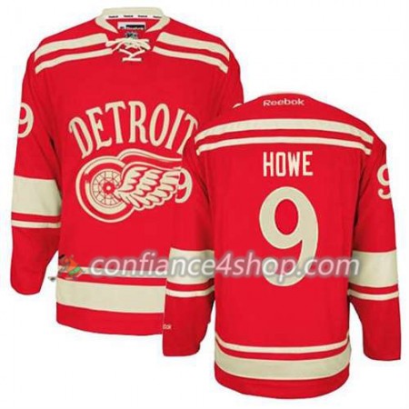 Reebok Maillot de Hockey Detroit Red Wings Gordie Howe #9 2014 Winter Classic rouge - Homme