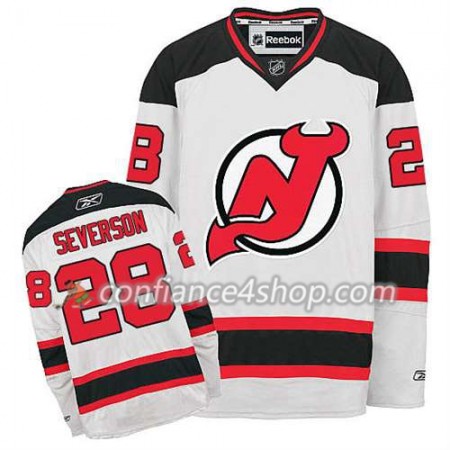 Reebok Maillot de Hockey New Jersey Devils Damon Severson #28 Extérieur blanc - Femme