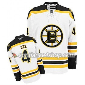 Reebok Maillot de Hockey Boston Bruins Bobby Orr #4 Extérieur blanc - Homme
