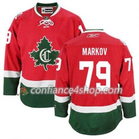 Reebok Maillot de Hockey Montreal Canadiens Andrei Markov #79 Third rouge - Homme