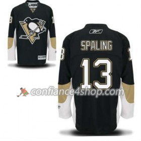 Reebok Maillot de Hockey Pittsburgh Penguins Nick Spaling 13 Noir Domicile - Homme
