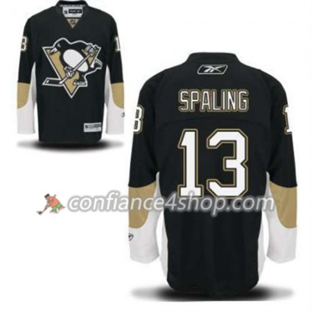 Reebok Maillot de Hockey Pittsburgh Penguins Nick Spaling 13 Noir Domicile - Homme