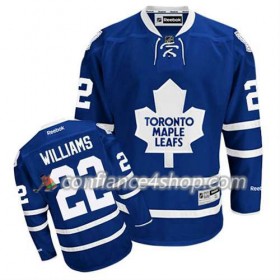 Reebok Maillot de Hockey Toronto Maple Leafs Tiger Williams #22 Domicile Bleu royal - Homme