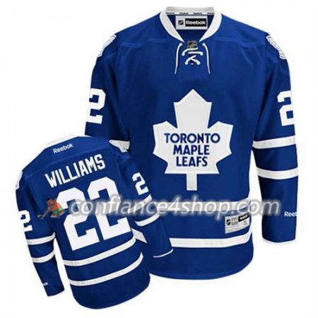 Reebok Maillot de Hockey Toronto Maple Leafs Tiger Williams #22 Domicile Bleu royal - Homme