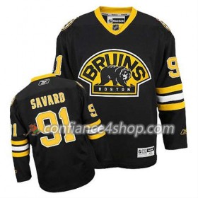 Reebok Maillot de Hockey Boston Bruins Marc Savard #91 Third Noir - Homme