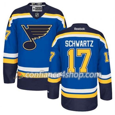 Reebok Maillot de Hockey St. Louis Blues Jaden Schwartz #17 Domicile Bleu royal - Homme