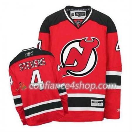 Reebok Maillot de Hockey New Jersey Devils Scott Stevens #4 Domicile rouge - Homme