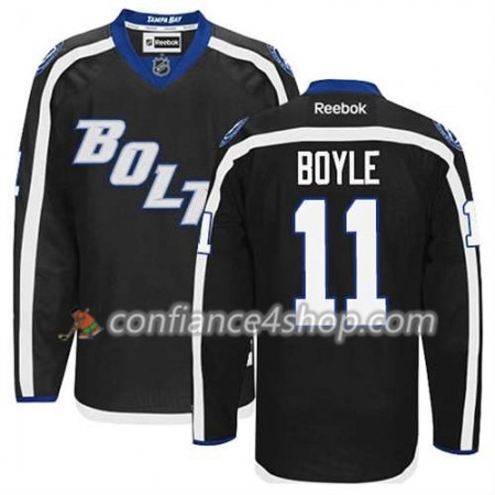 Reebok Maillot de Hockey Tampa Bay Lightning Brian Boyle #11 Third Noir - Homme