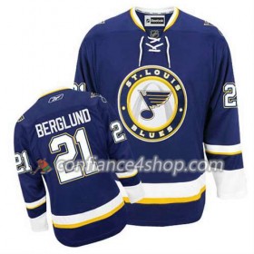 Reebok Maillot de Hockey St. Louis Blues Patrik Berglund #21 Third Bleu marin - Homme