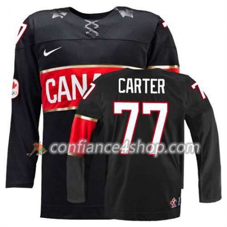 Maillot de Hockey Premier Olympic-Canada Team Jeff Carter #77 Third Noir - Homme