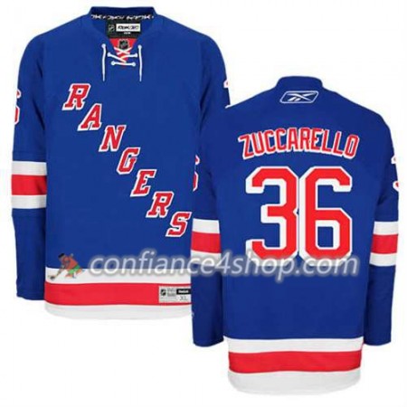 Reebok Maillot de Hockey New York Rangers Mats Zuccarello #36 Domicile Bleu royal - Homme