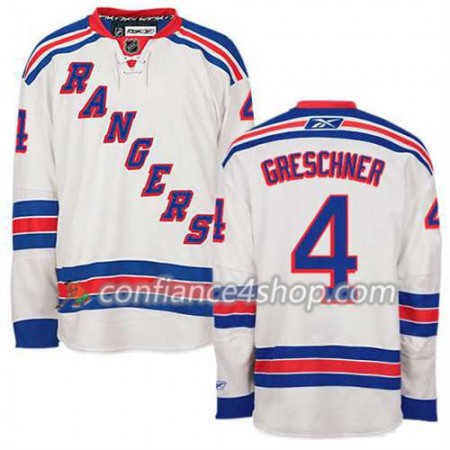 Reebok Maillot de Hockey New York Rangers Ron Greschner #4 Extérieur blanc - Homme Reebok Maillot de Hockey New York Rangers Ron Greschner #4 Extérieur blanc - Homme